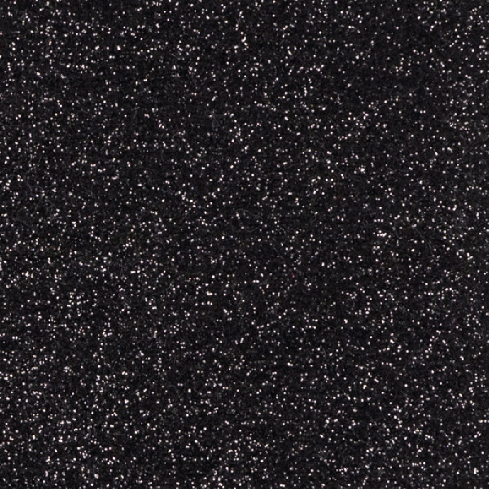 12 x 20 Black Glitter HTV - Heat Transfer Vinyl Sheet Sheets