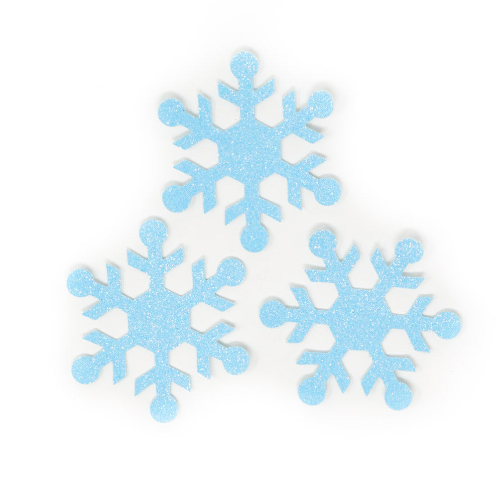  40 Floating Sparkling Snowflakes-Glitter Snowballs