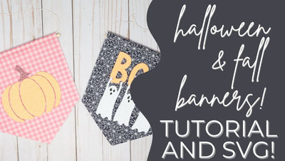 Pumpkin and Halloween Banners! + FREE SVG