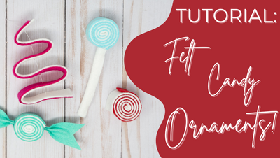 DIY Felt Candy Ornaments