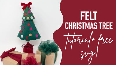 Mini Felt Christmas Tree Tutorial