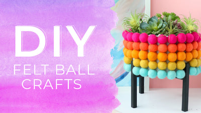 5 Adorable & Fun Felt Ball Crafts!