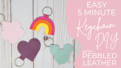 5 Minute Keychains! FREE SVG!