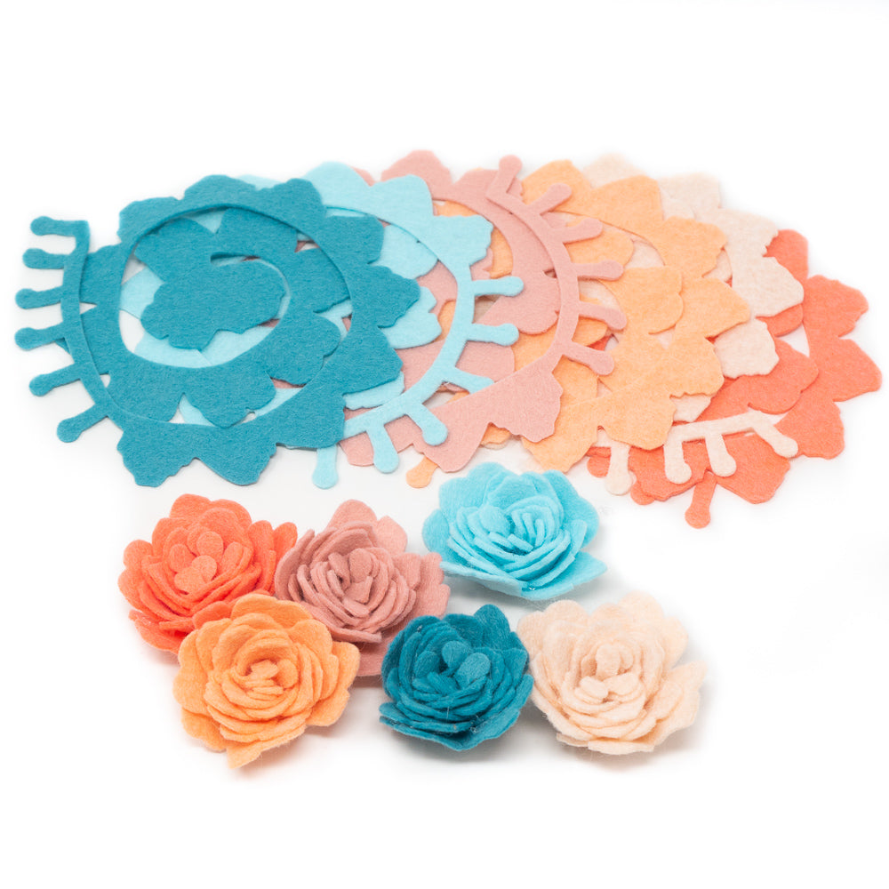 Wool Felt Flowers and Accuquilt dies. – Pieces of Pye